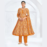 Pranjul Cotton Anarkali Salwar Suit Set with Dupatta